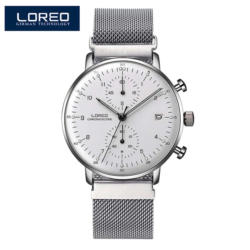 Luxury Quartz Men Steel Watch