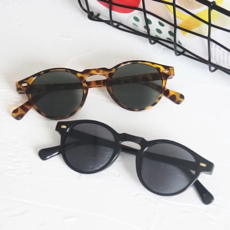 Vintage Round Sunglasses for Men