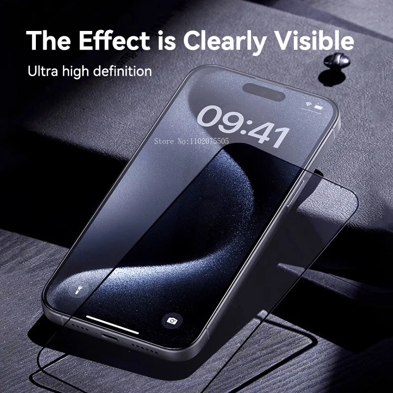 Tempered Glass Private Screen Protector For iPhone