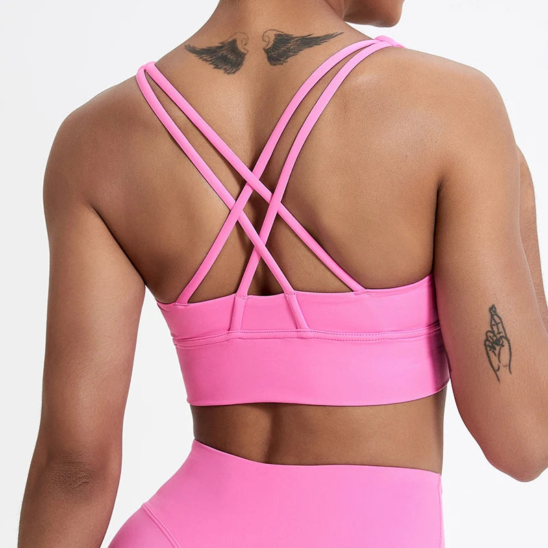 Women push up Running Crop Top