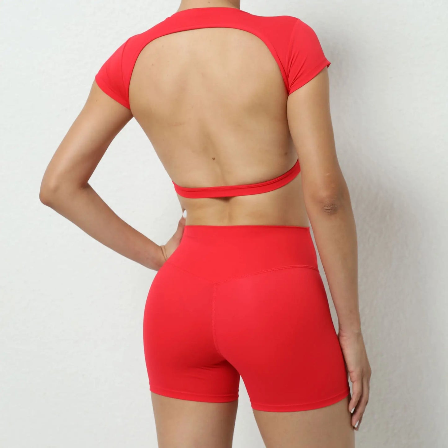 Women 2 Pieces Sports Suit Gym Workout Set