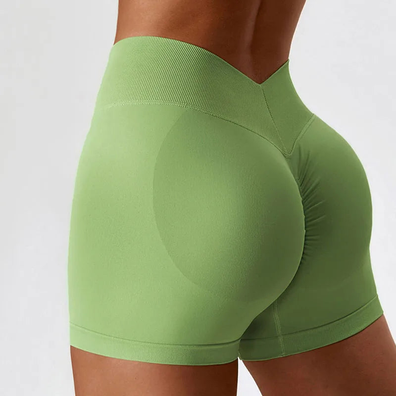 Women Seamless Scrunch Butt Sport Short