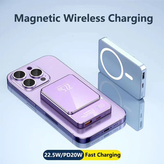 20000mAh Magnetic Wireless Power Bank Fast Charging - Select-Tips