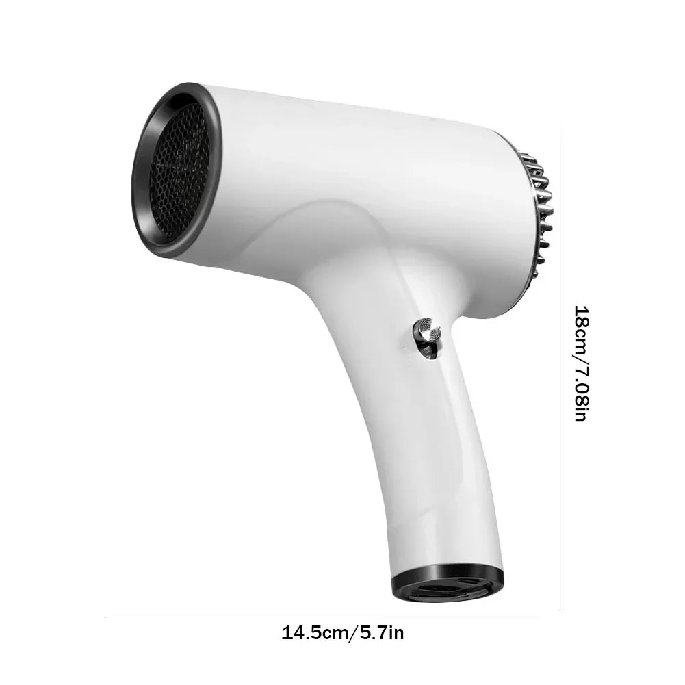 Mini Portable Hair Dryer Wireless