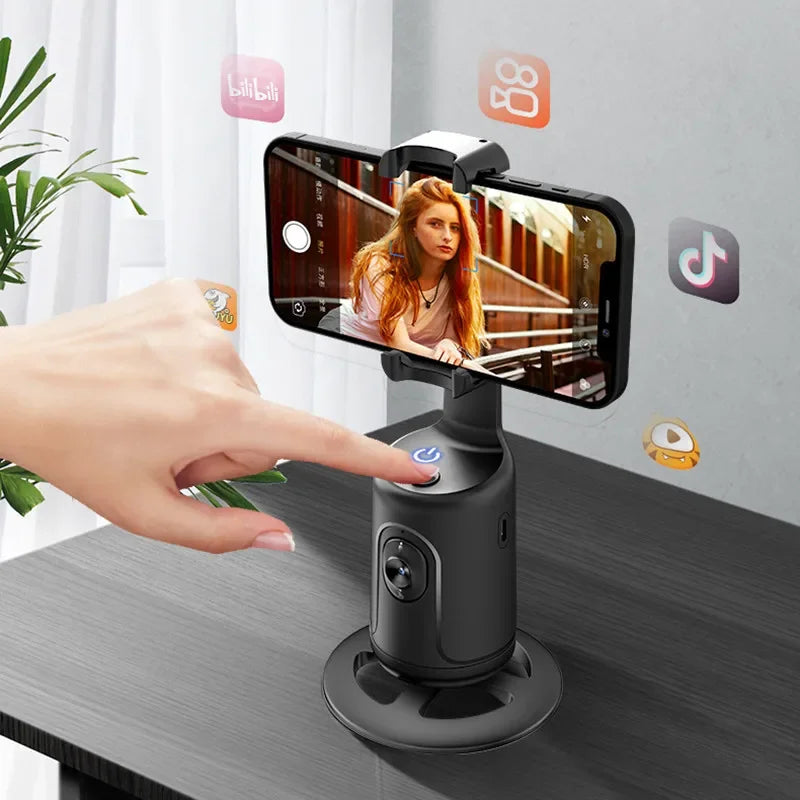 360° Auto Face Tracking Phone Holder - Select-Tips