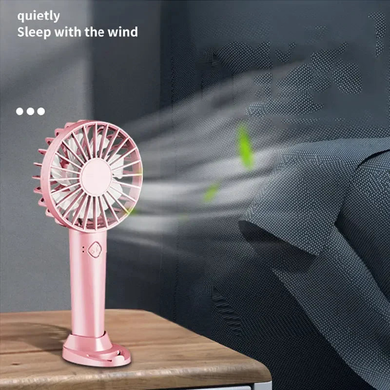 Mini Fan Portable and Quiet Rechargeable - Select-Tips