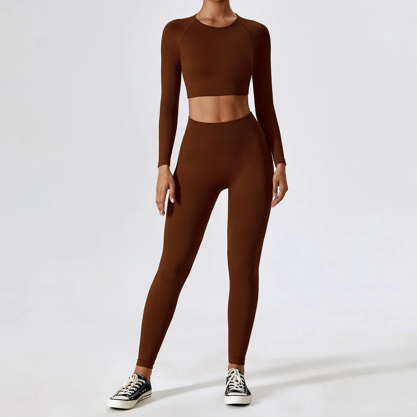 Women Workout Sportswear High Waist Leggings Tracksuit