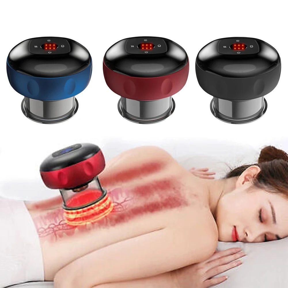 Electric Vacuum Massage Body Cups Therapy Massager for Body Fat Burning Slimming - Select-Tips