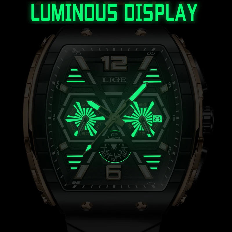 Waterproof Sports Wristwatch Luminous Date