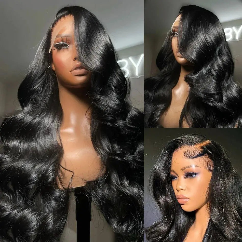 Brazilian 13x6 Black  lace frontal wigs