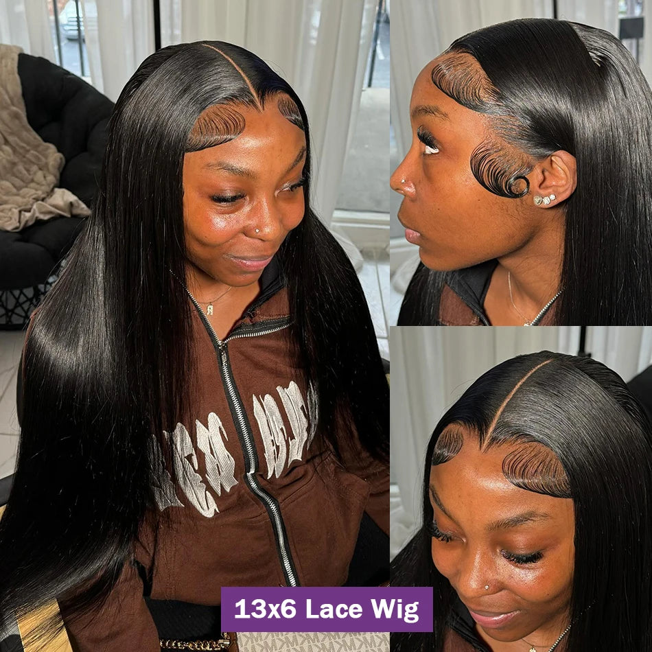 Straight Lace Front Wig Human Hair For Women