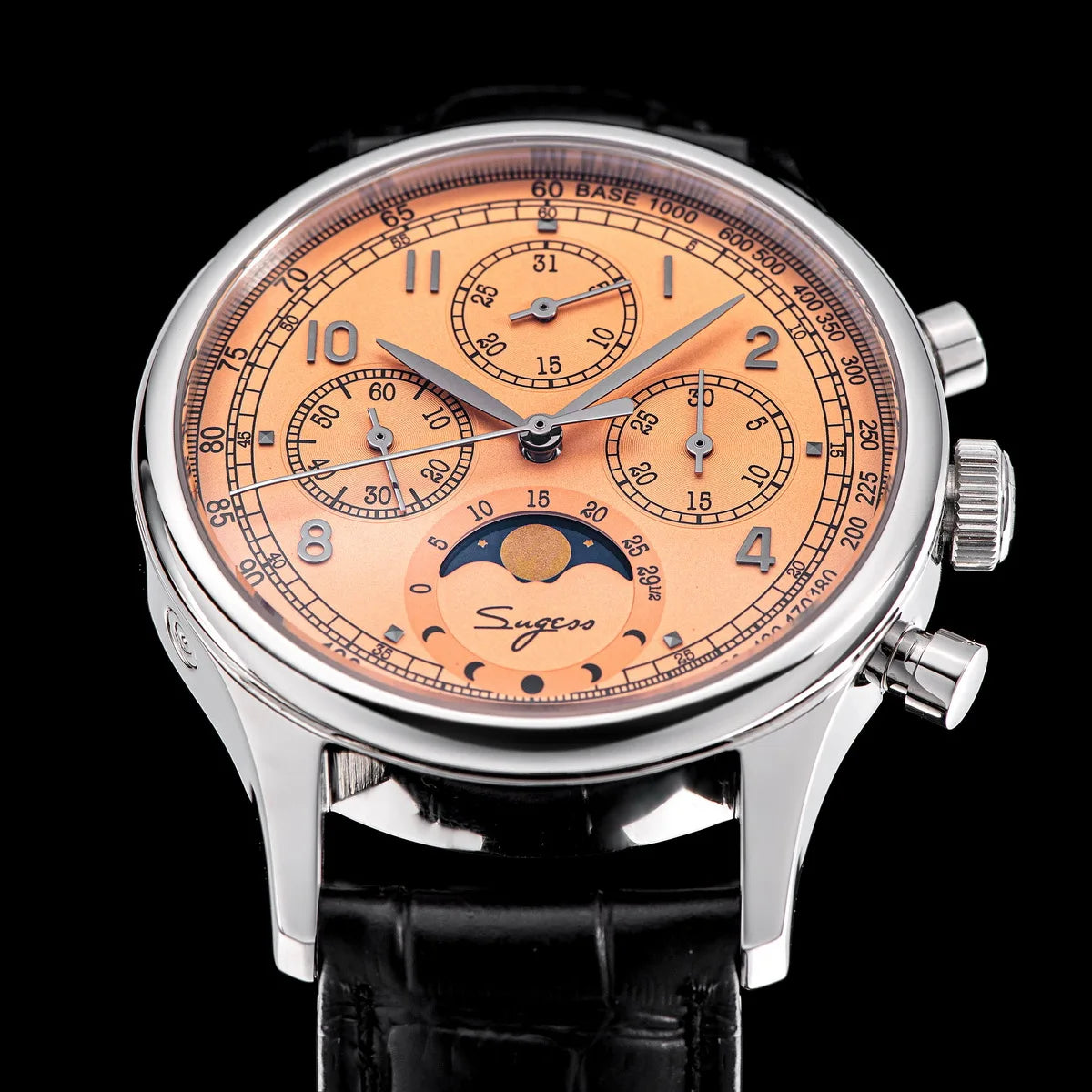 Moon-phase Business Mechanical Wristwatches