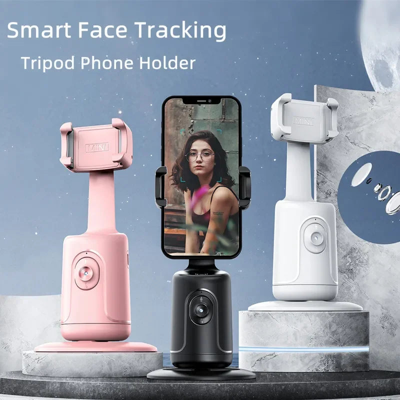 360° Auto Face Tracking Phone Holder - Select-Tips