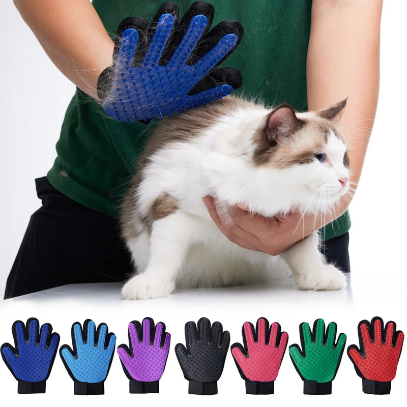 Pet Hand-Glove Grooming Bath  brush