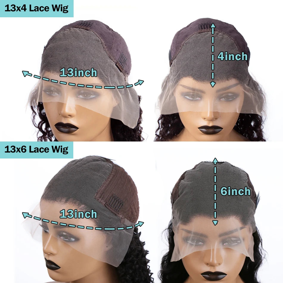 Highlight Body full Wave Human Lace Frontal Wig