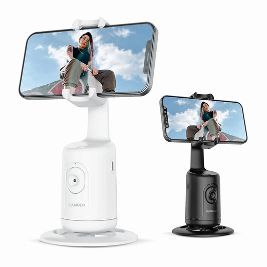 Desktop Auto Face Tracking Phone Holder for Video Recording