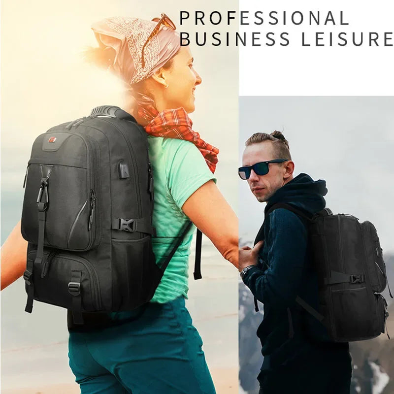 Men Outdoor Backpack with USB Port