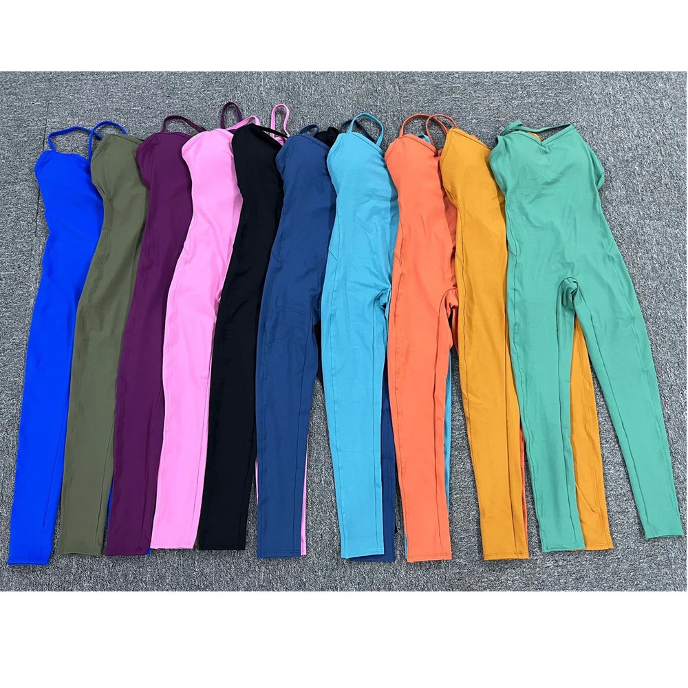 Backless One Piece sports Jumpsuit for Women