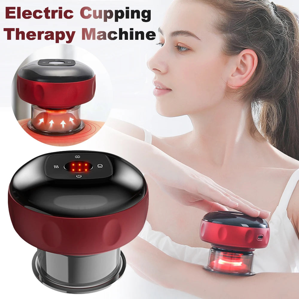 Electric Vacuum Massage Body Cups Therapy Massager for Body Fat Burning Slimming - Select-Tips