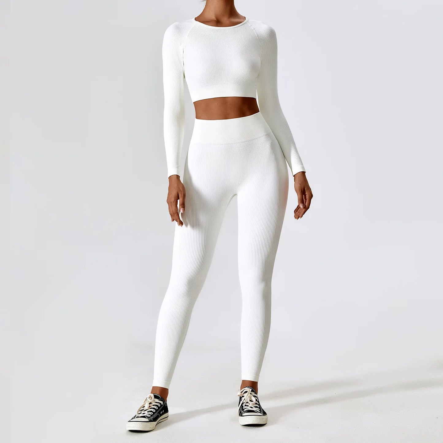 Women Workout Sportswear High Waist Leggings Tracksuit