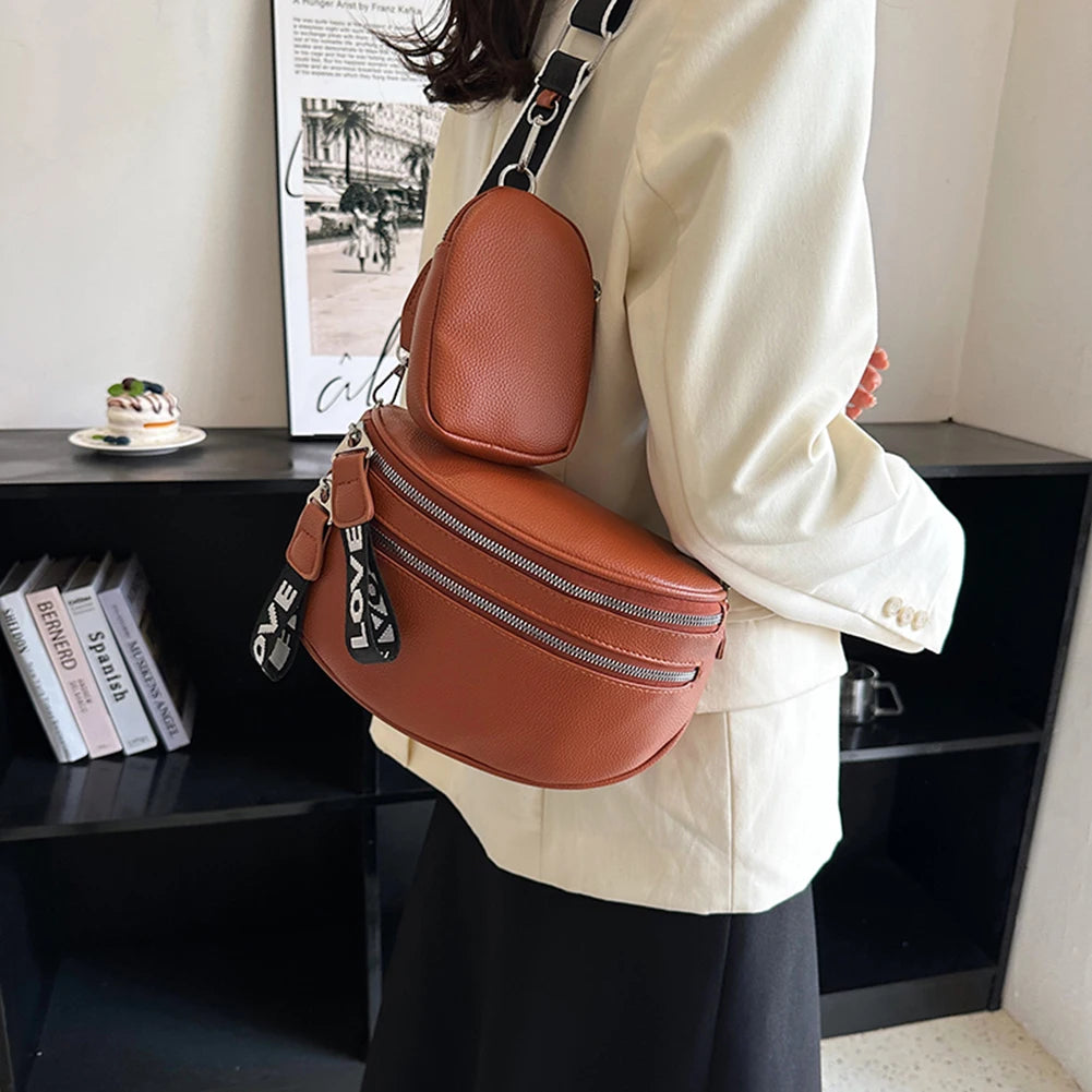 Luxury Genuine Leather Shoulder Handbags