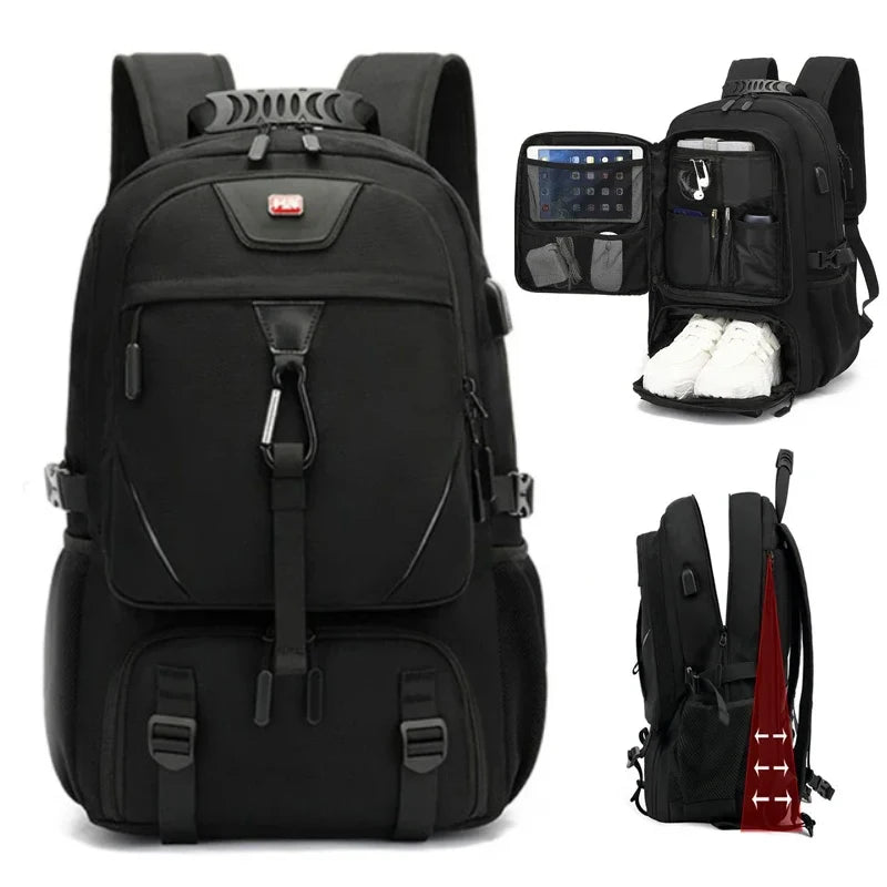 Men Outdoor Backpack with USB Port