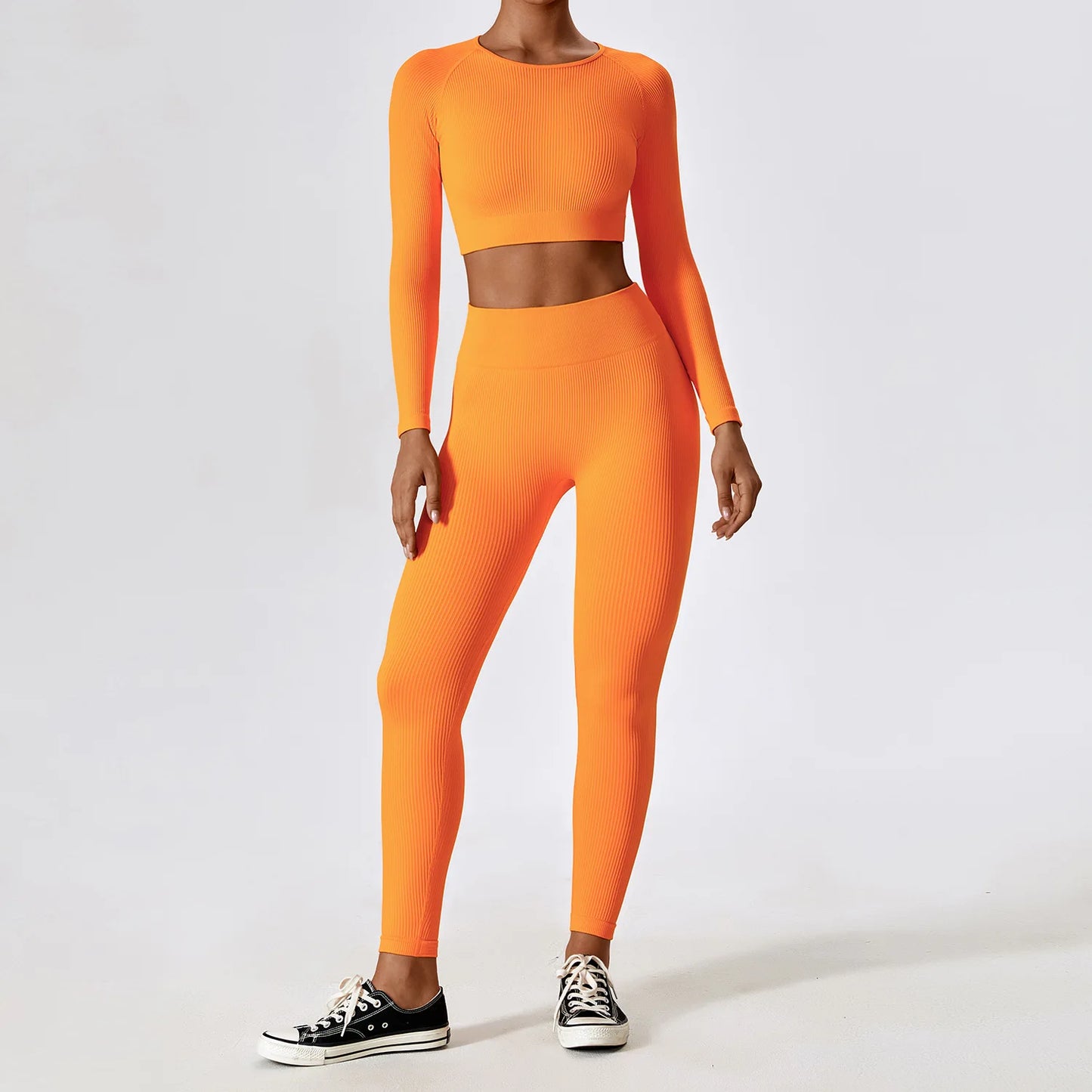 Women Workout Sportswear High Waist Leggings Tracksuit