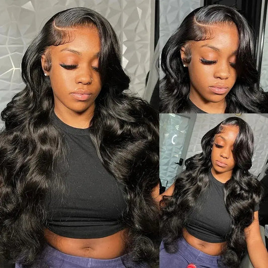 Brazilian 13x6 Black  lace frontal wigs