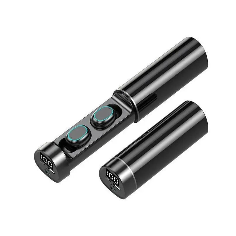 Wirelsss Bluetooth Earphones Flashlight Touch Operation