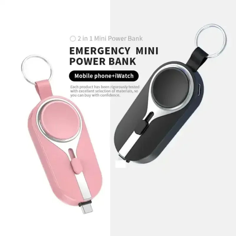 Keychain Power Bank with Wireless Charging for Watches - Select-Tips