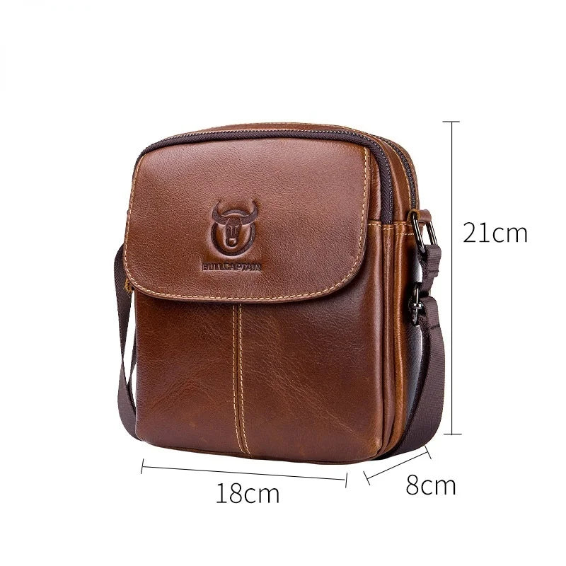 Men Genuine Leather Men's Shoulder bag