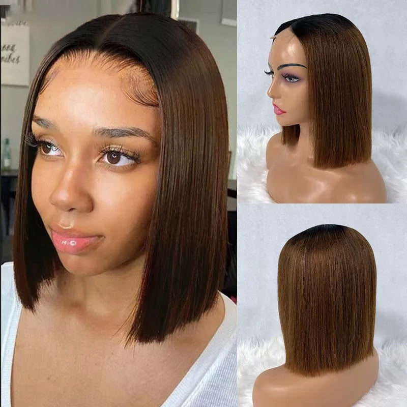 Super Double Drawn 2x6 Lace Closure Bob Wig