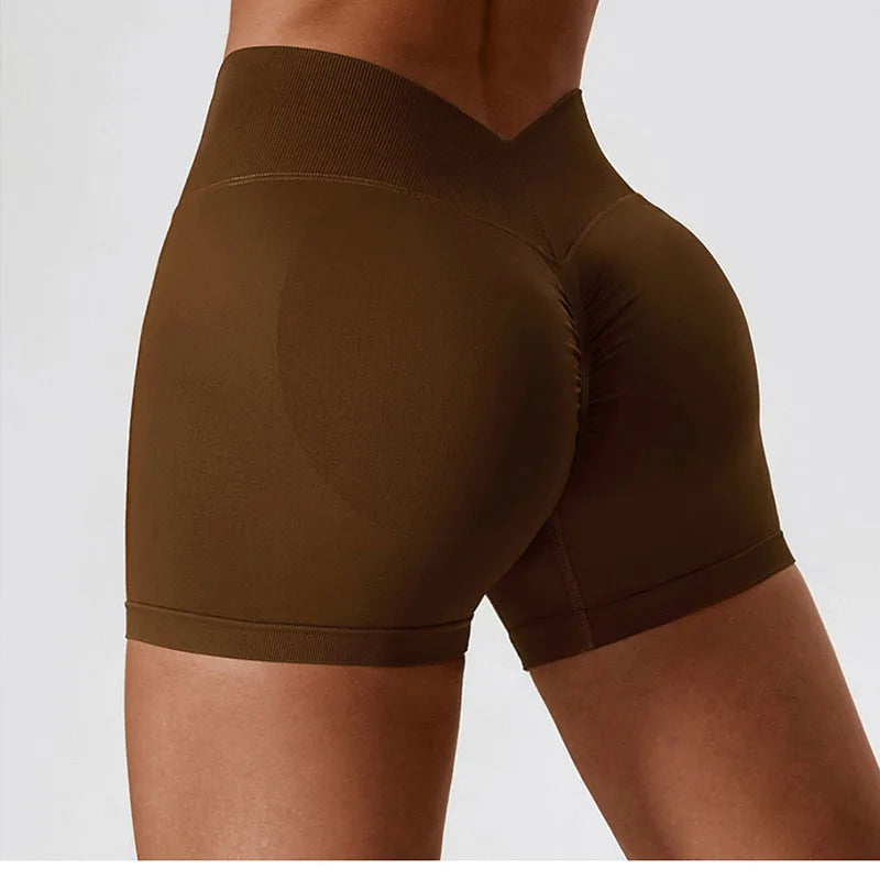 Women Seamless Scrunch Butt Sport Short